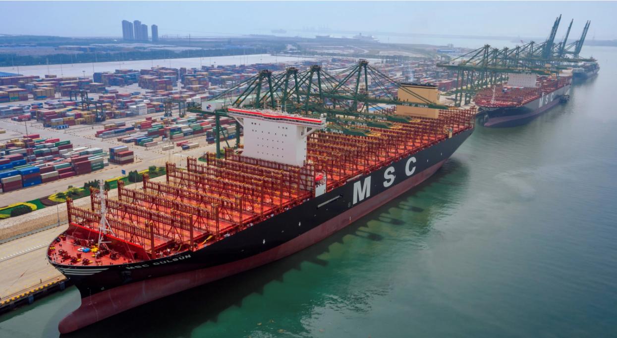 ȫһMSC˹˾ͻ500TEU